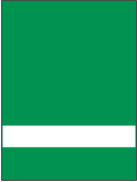Пластик для гравировки Rowmark SATINS 122-932 Светло-зелёный/Белый