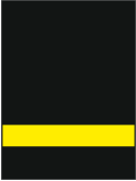 Пластик для гравировки Rowmark LaserMax LM922-407 Чёрный/Жёлтый