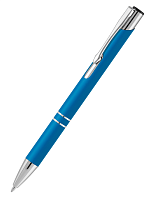 Металлическая ручка Вояж Soft Touch Mirror голубая