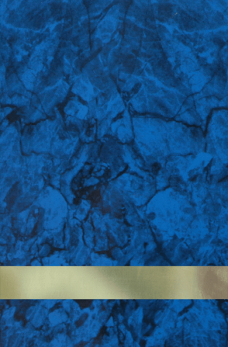 Латунированная сталь SSM15-BL Синий Камень/Золото