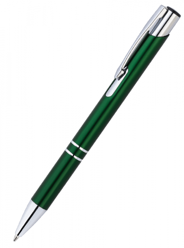Металлическая ручка Вояж зелёная